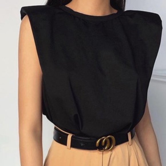 Padded Shoulder Muscle Tee - Picture 1 of 1